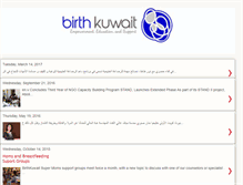 Tablet Screenshot of birthkuwait.com